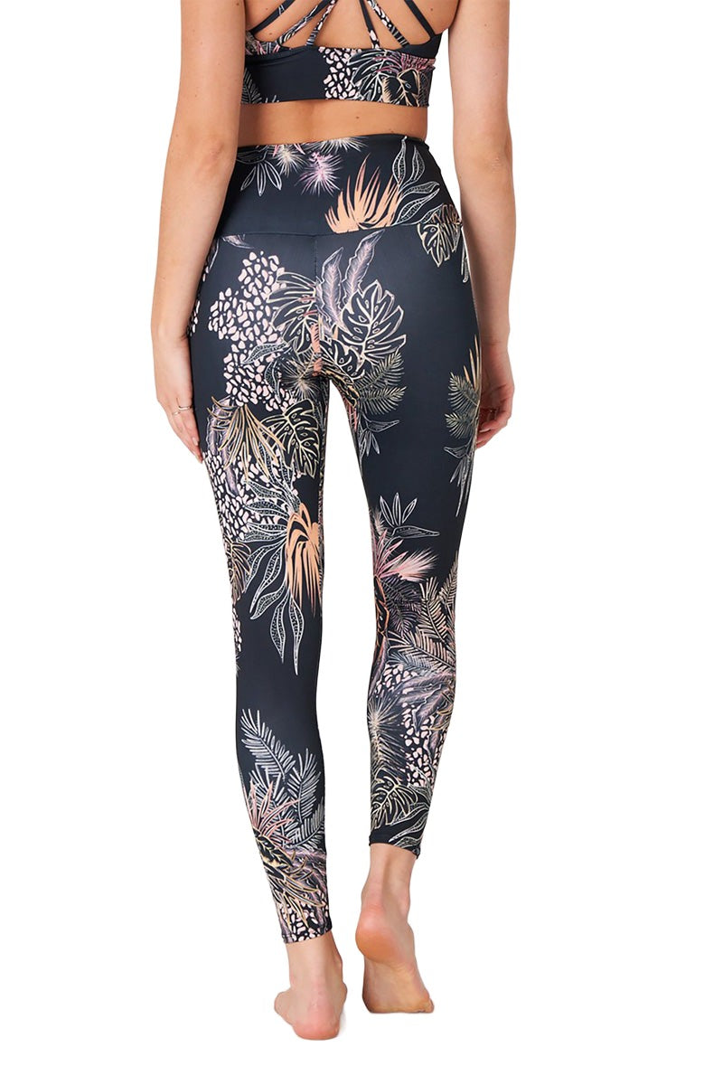 Onzie Flow Highrise Basic Midi 2029 - Amazonia - Back View