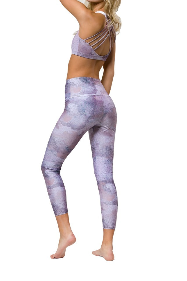 Final Sale Onzie Flow Highrise Basic Capri 2029 - Animal Dusk - side alt view