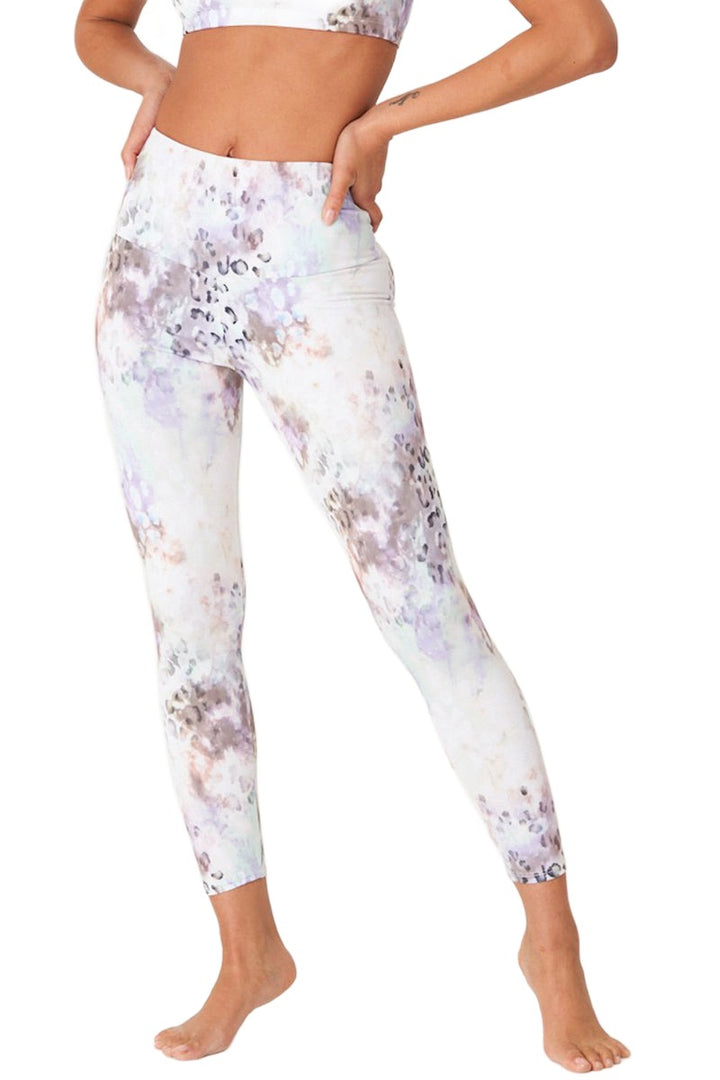 Onzie Flow Highrise Basic Midi 2029 - Animal Quartz - Front View