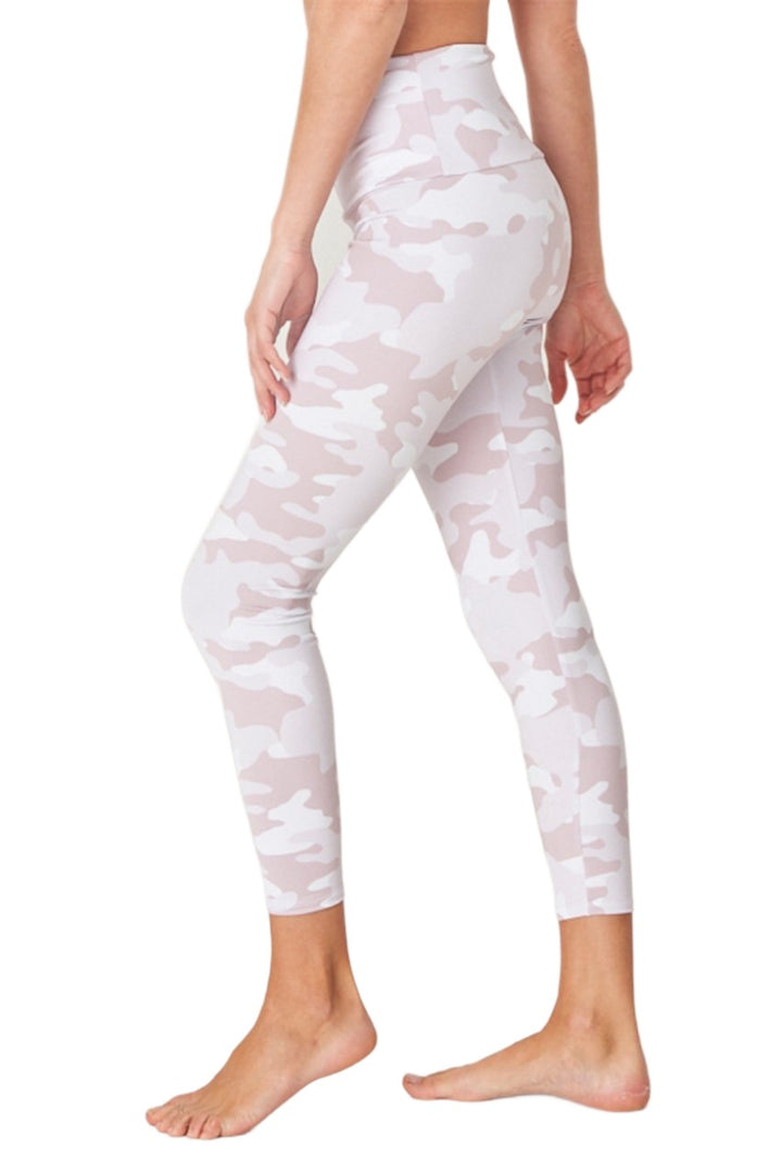 Onzie Flow Highrise Basic Midi 2029 - Beige Camo - Side View