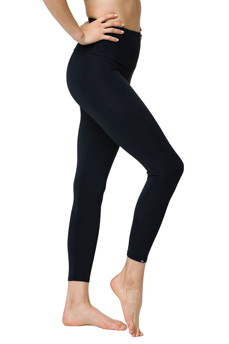 Onzie Flow Highrise Basic Midi 2029 - black - side view