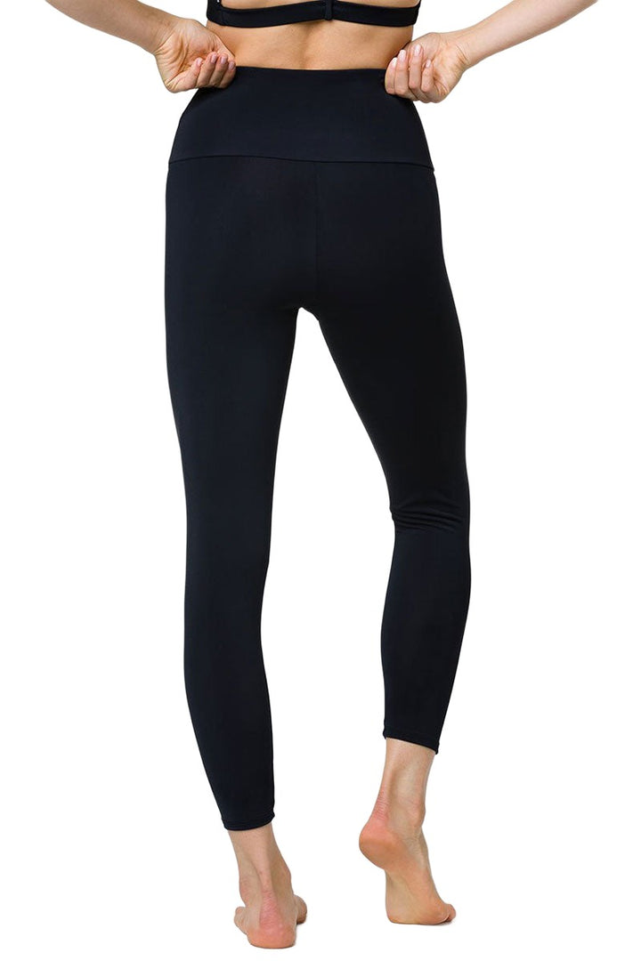 Onzie Flow Highrise Basic Midi 2029 - black - rear view