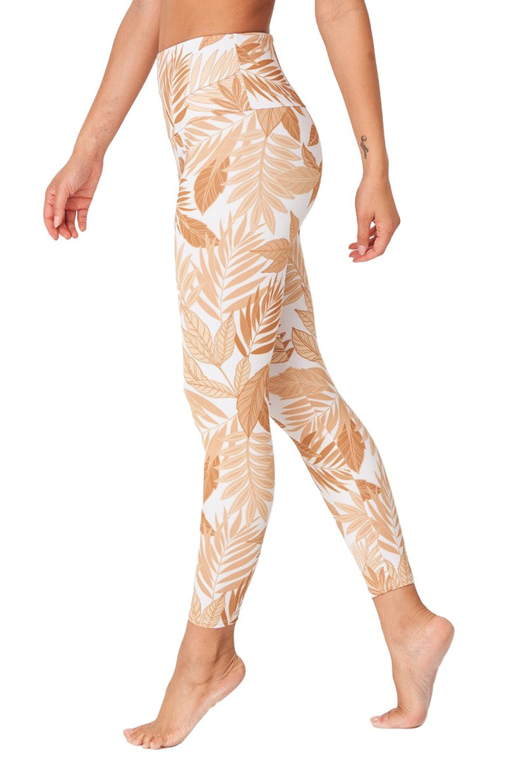 Onzie Flow Highrise Basic Midi 2029 - Desert Palm - Side View