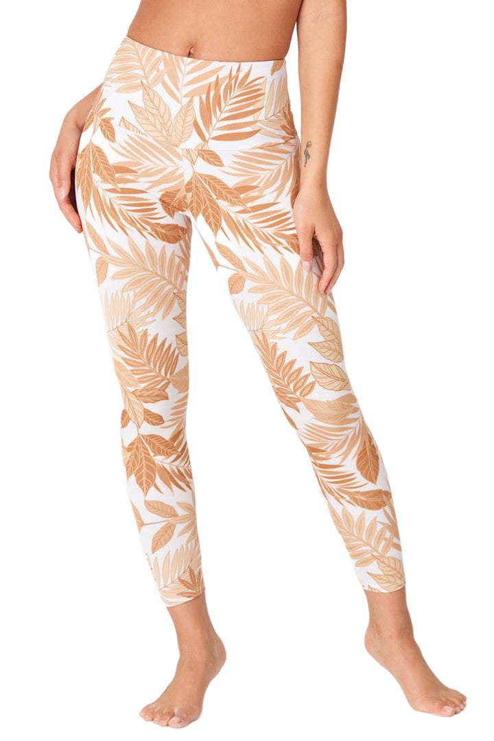 Onzie Flow Highrise Basic Midi 2029 - Desert Palm - Front View