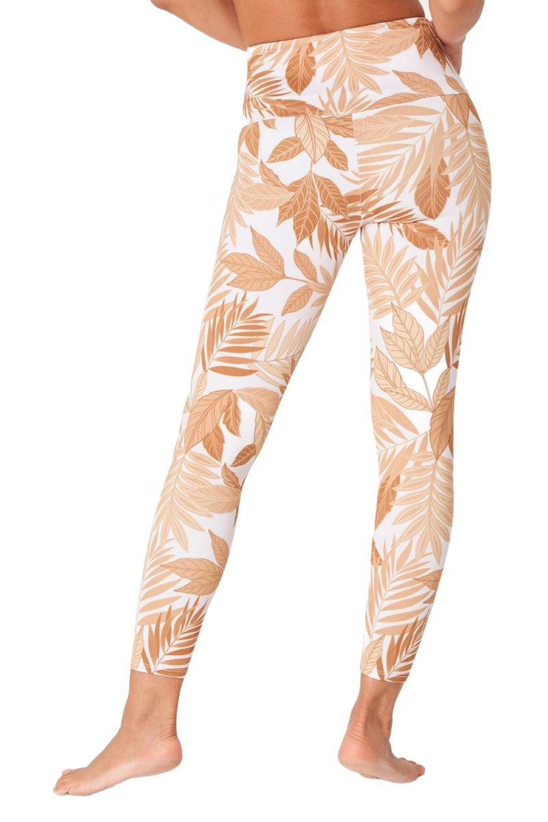 Onzie Flow Highrise Basic Midi 2029 - Desert Palm - Back View