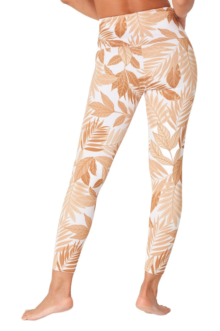 Onzie Flow Highrise Basic Midi 2029 - Desert Palm - Back View