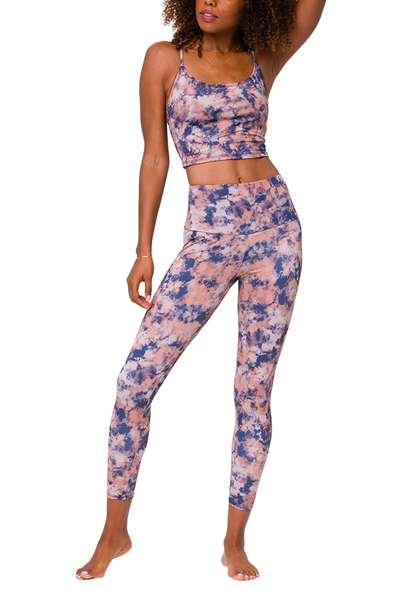 Onzie Flow Highrise Basic Midi 2029 - Earth Tie Dye