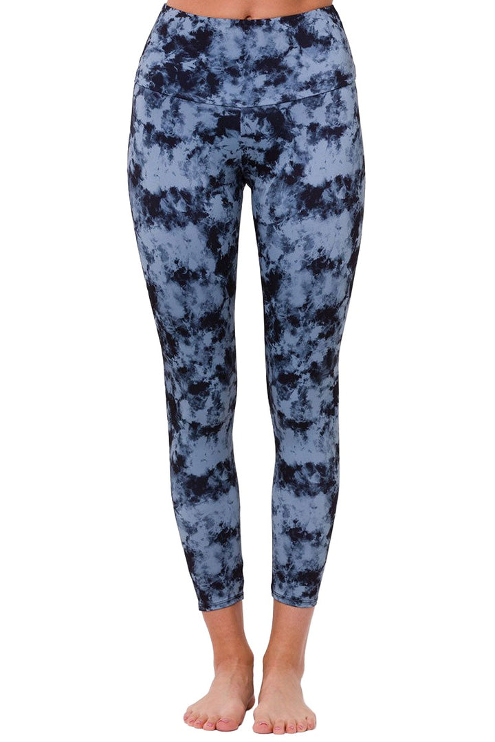 Onzie Flow Highrise Basic Midi 2029 - Moonstone Acid Wash - front view