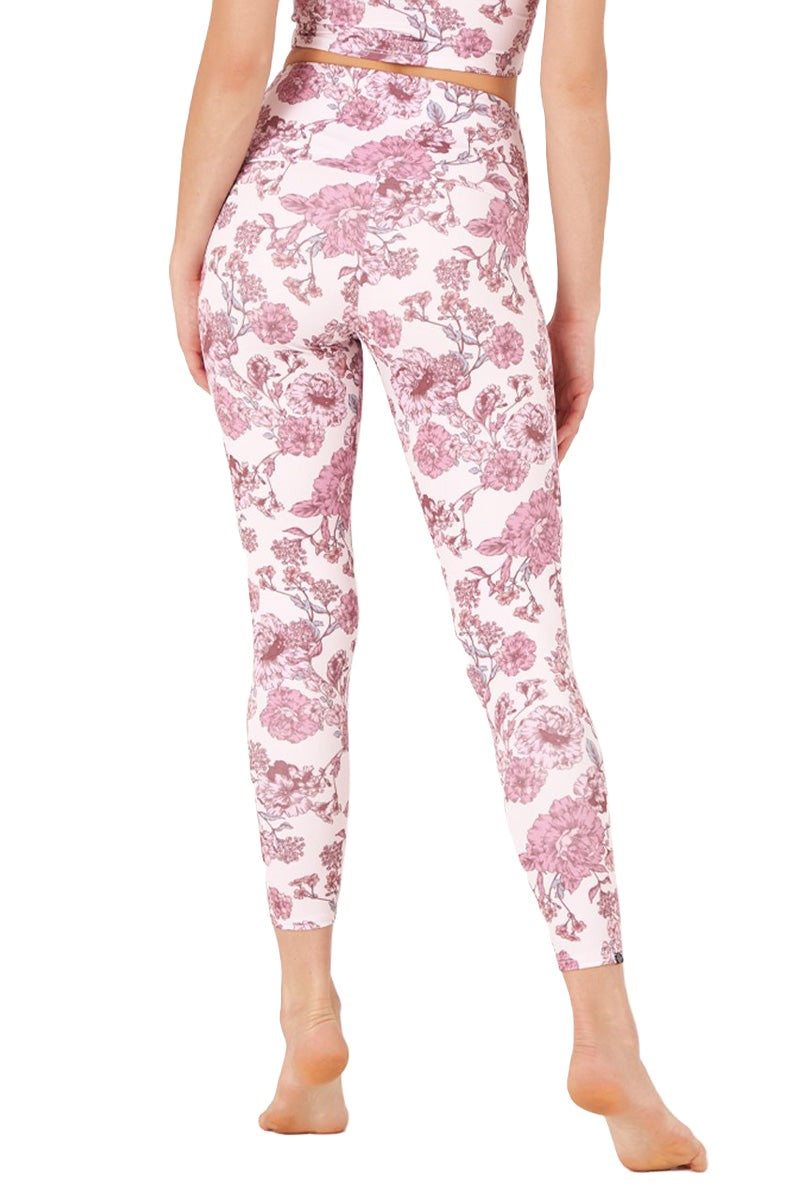 Onzie Flow Highrise Basic Midi 2029 - Vintage Rose - Back View