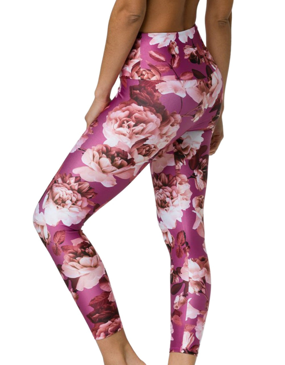 Onzie Flow Highrise Basic Midi 2029 and Plus - Gardenia - Side View