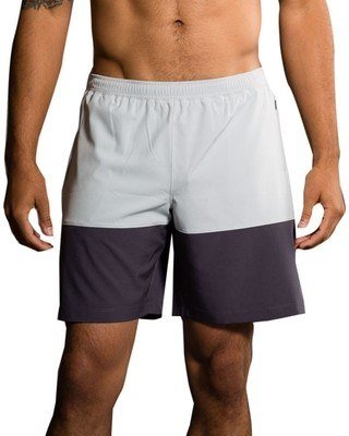 Onzie Hot Yoga Mens Board Shorts 503 - Grey - front view