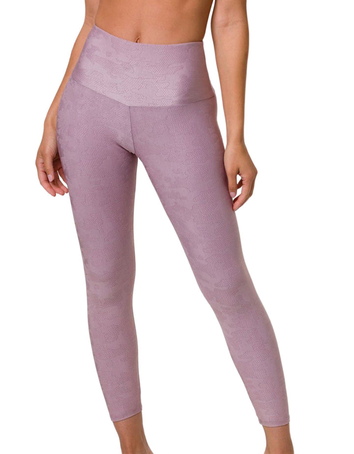 Onzie Flow Highrise Basic Midi 2029 Jacquard - Alvorado - front view