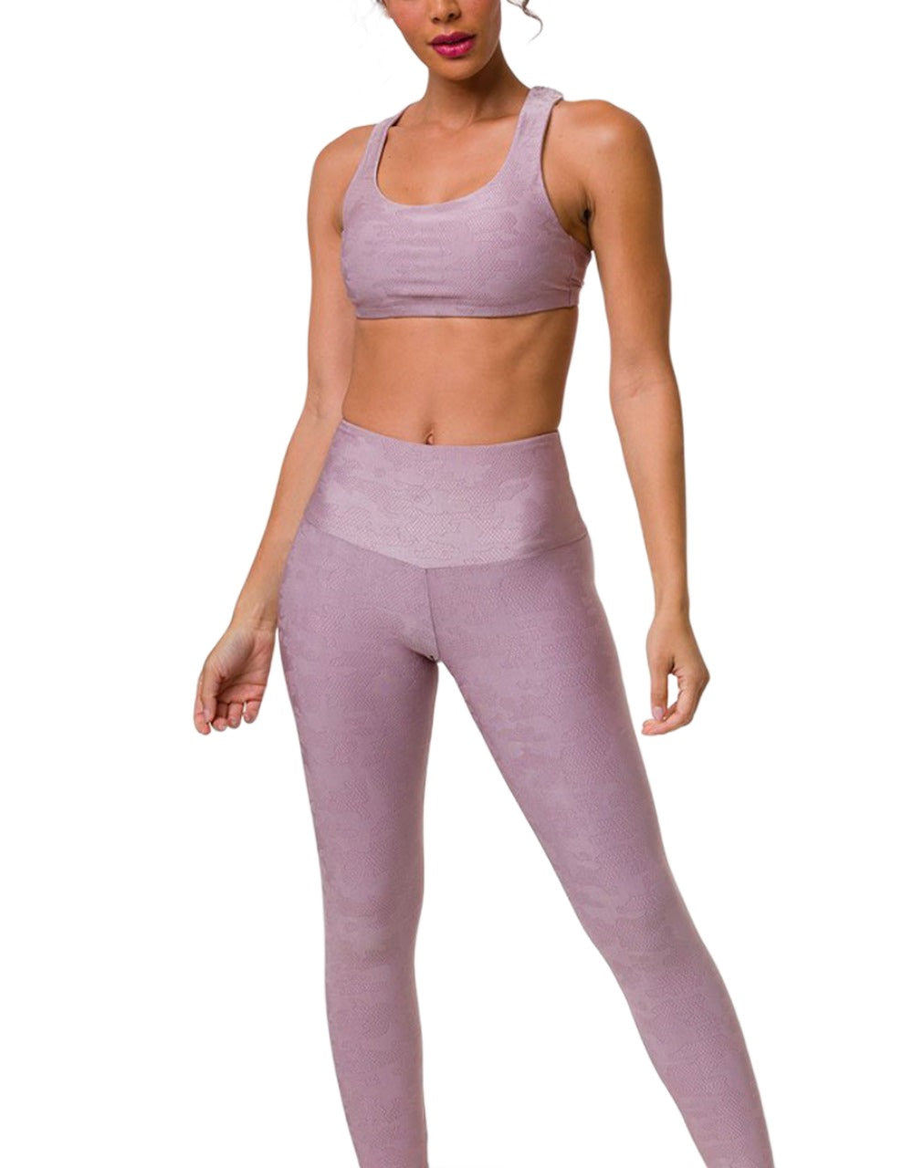 Onzie Flow Highrise Basic Midi 2029 Jacquard - Alvorado - front alt view