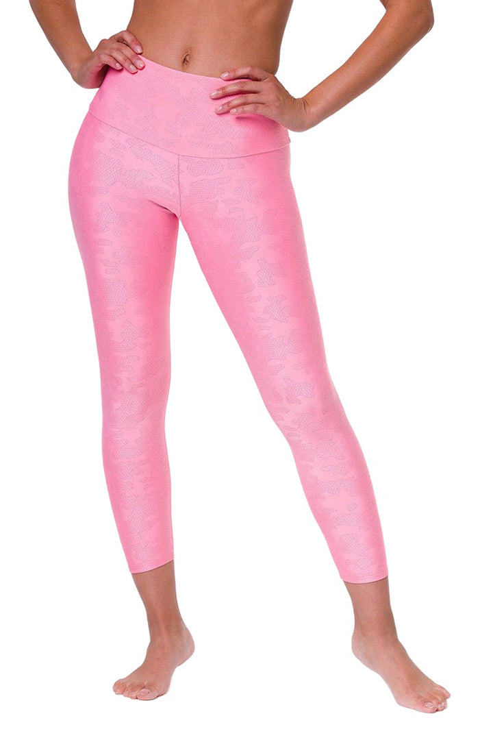 Onzie Flow Highrise Basic Midi 2029 Jacquard - Paloma Camo - front view