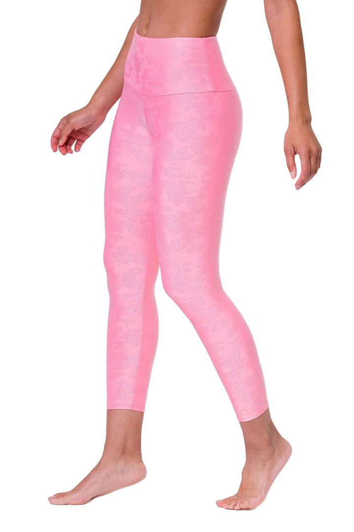 Onzie Flow Highrise Basic Midi 2029 Jacquard - Paloma Camo - side view