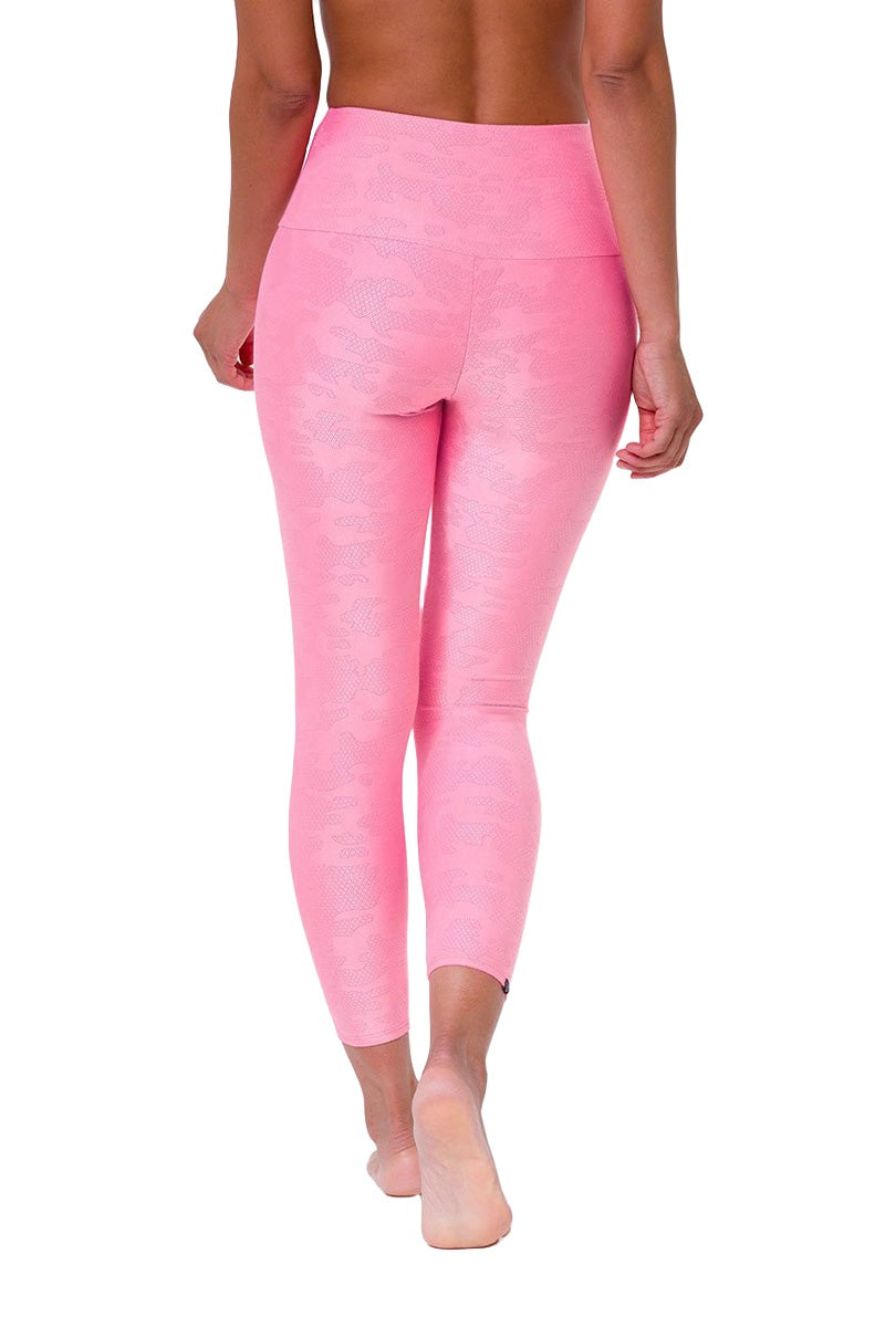 Onzie Flow Highrise Basic Midi 2029 Jacquard - Paloma Camo - rear view