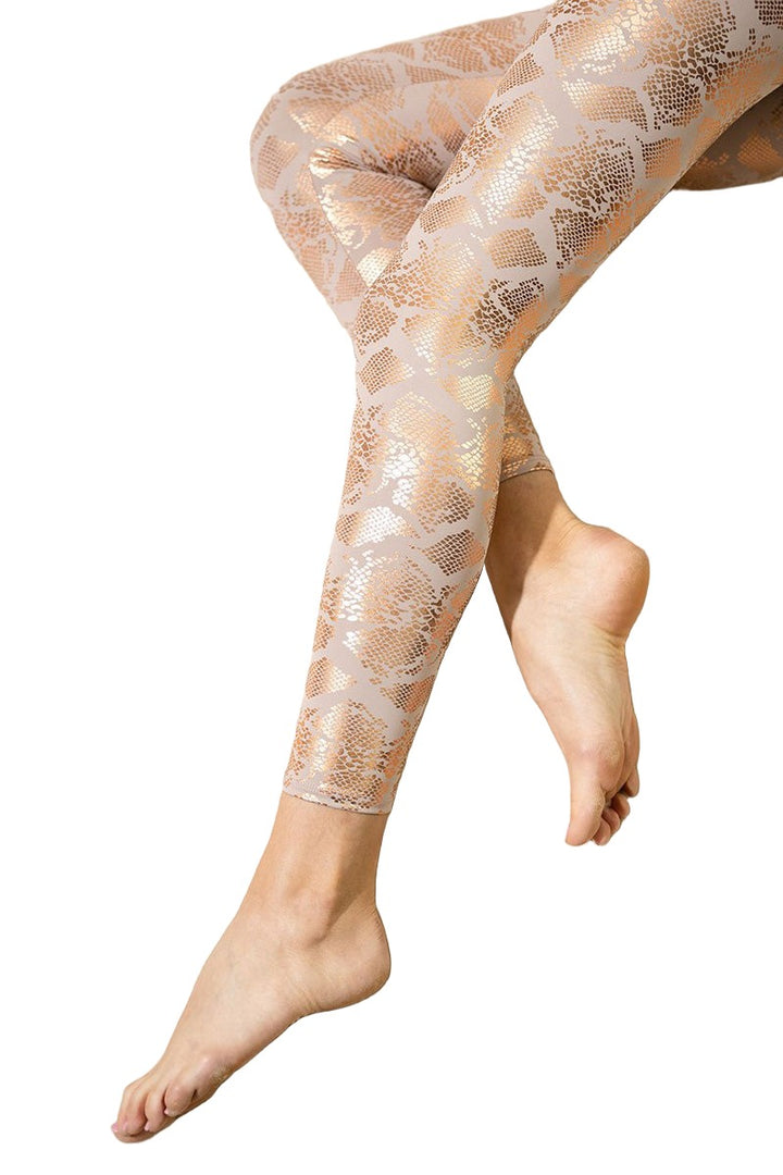 Onzie Flow Highrise Basic Midi 2029 Foil - Bashful Snake - side view