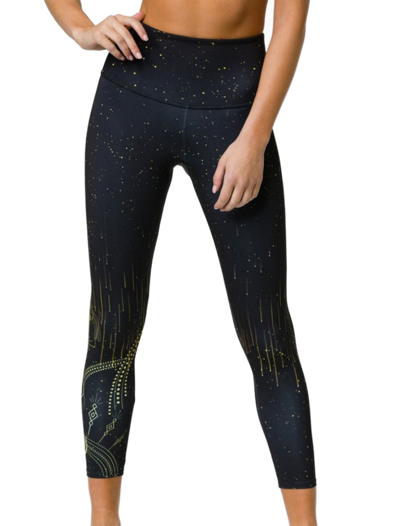 Onzie Flow Highrise Basic Midi 2029 - Gold Solstice - front view
