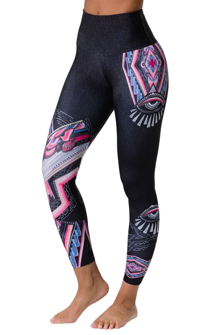 2029G-THIR-1-GRAPHIC HIGH RISE MIDI LEGGING -