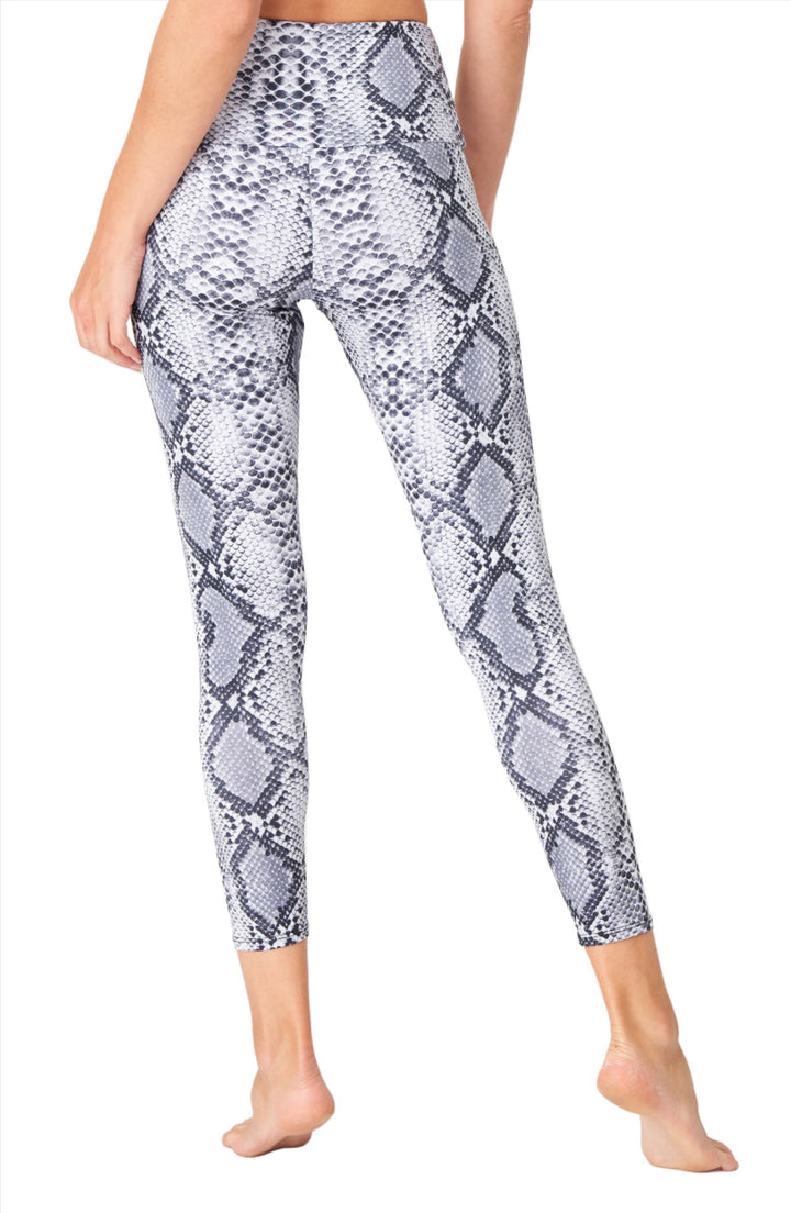 Onzie Flow Highrise Basic Midi 2029 - Black White Cobra - Back View