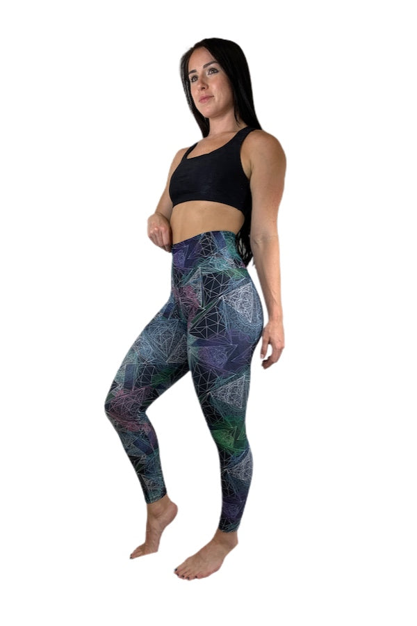 Onzie Flow Highrise Basic Midi 2029 7/8 legging  - Mathematics - front  view 