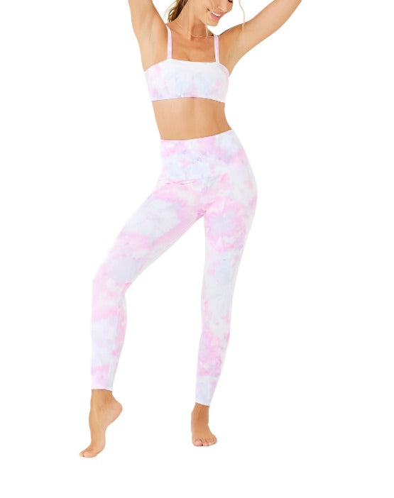 Onzie Flow Highrise Basic Midi 2029 - Prismatic Tie Dye - Side View