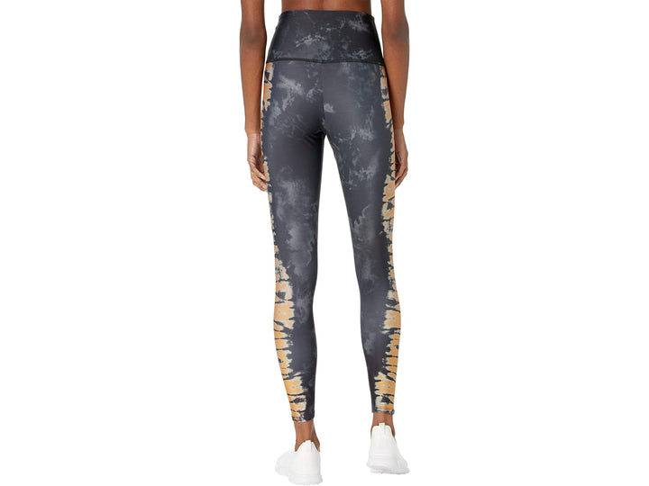 Onzie Flow Highrise Basic Midi 2029 - Brown Tie Dye - rear  view