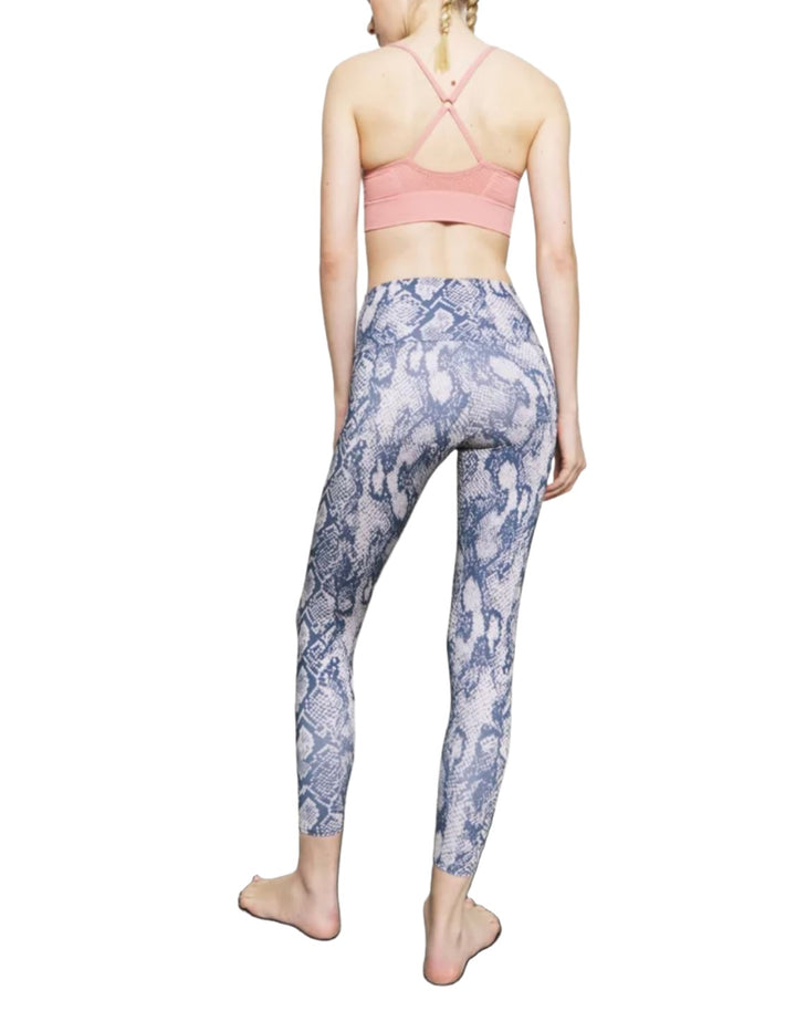 Onzie Hot Yoga High Rise Legging 228 and Plus - Slither - Full Back View