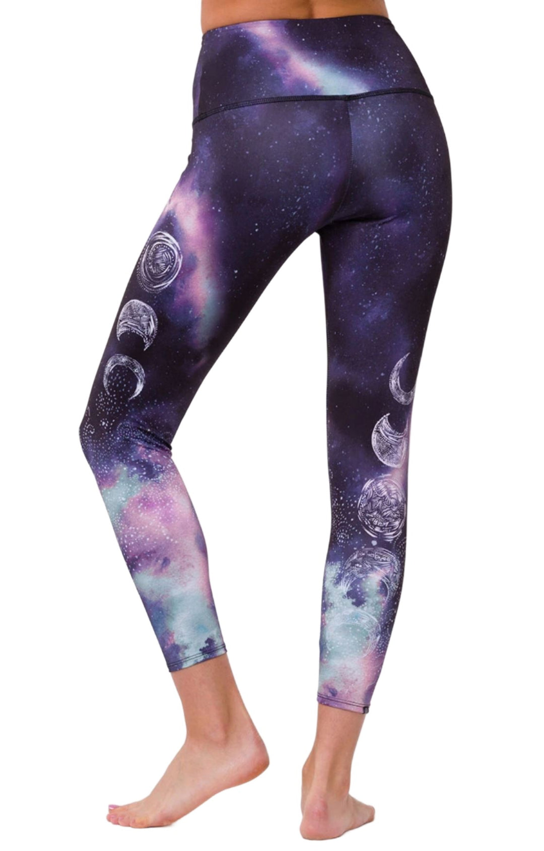 Onzie Flow Highrise Basic Midi 2029 - Solar - rear  view