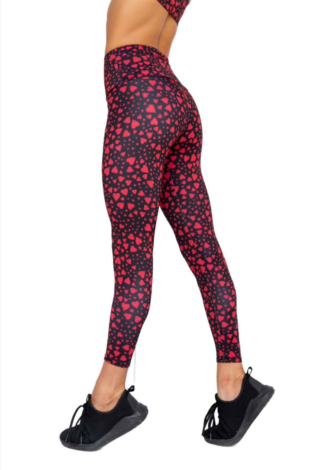 Onzie Flow Highrise Basic Midi 2029 and Plus - Swoon - Side View