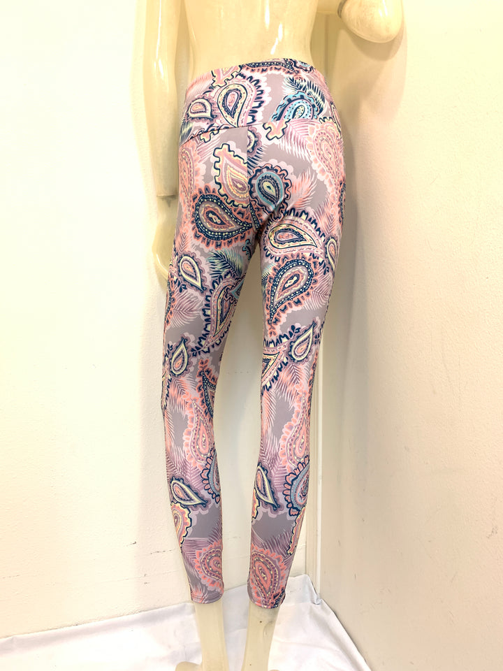 Onzie Flow Highrise Basic Midi 2029 - Tropical Paisley - rear view