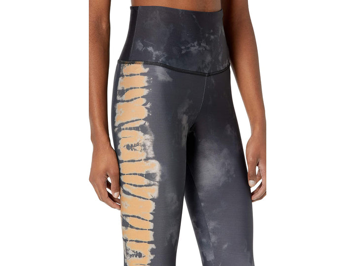 Onzie Flow Highrise Basic Midi 2029 - Brown Tie Dye - close  view