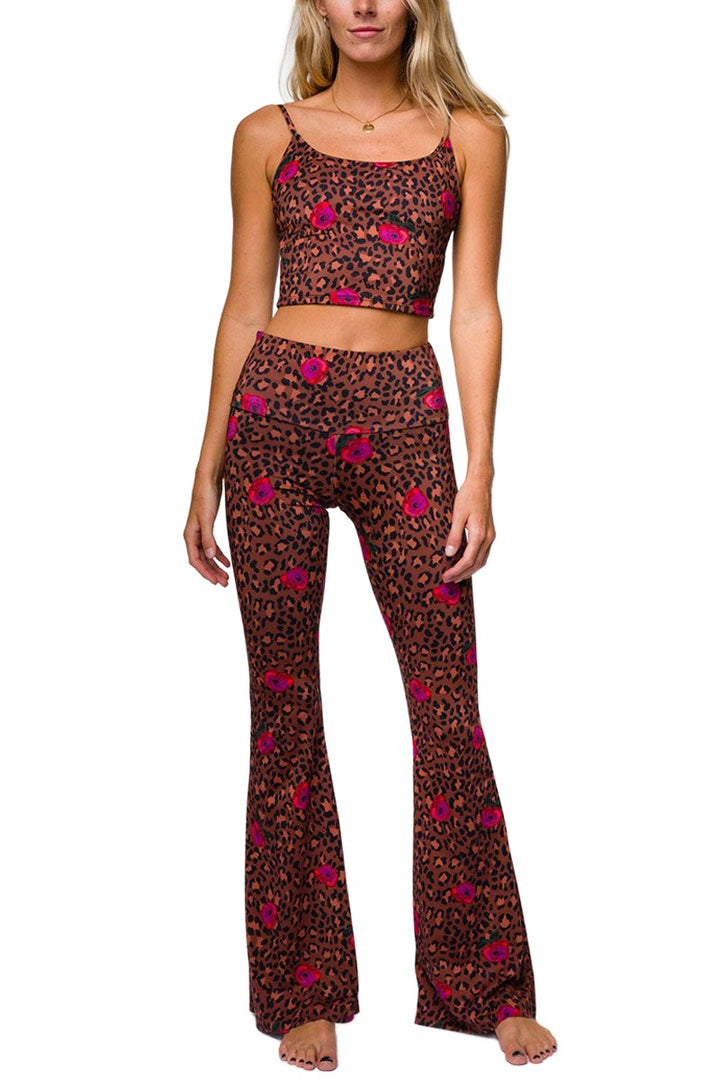 Onzie Flare Pant 2045 - Pretty Wild - front alt view