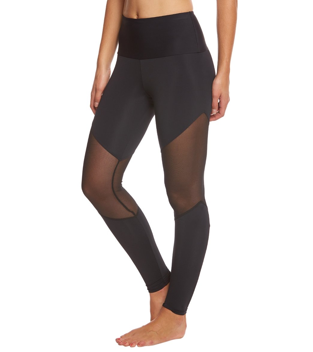 Onzie High Rise Track Legging 2046 - Black - side view