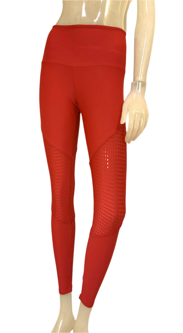 Onzie High Rise Track Legging 2046 - Red - front view