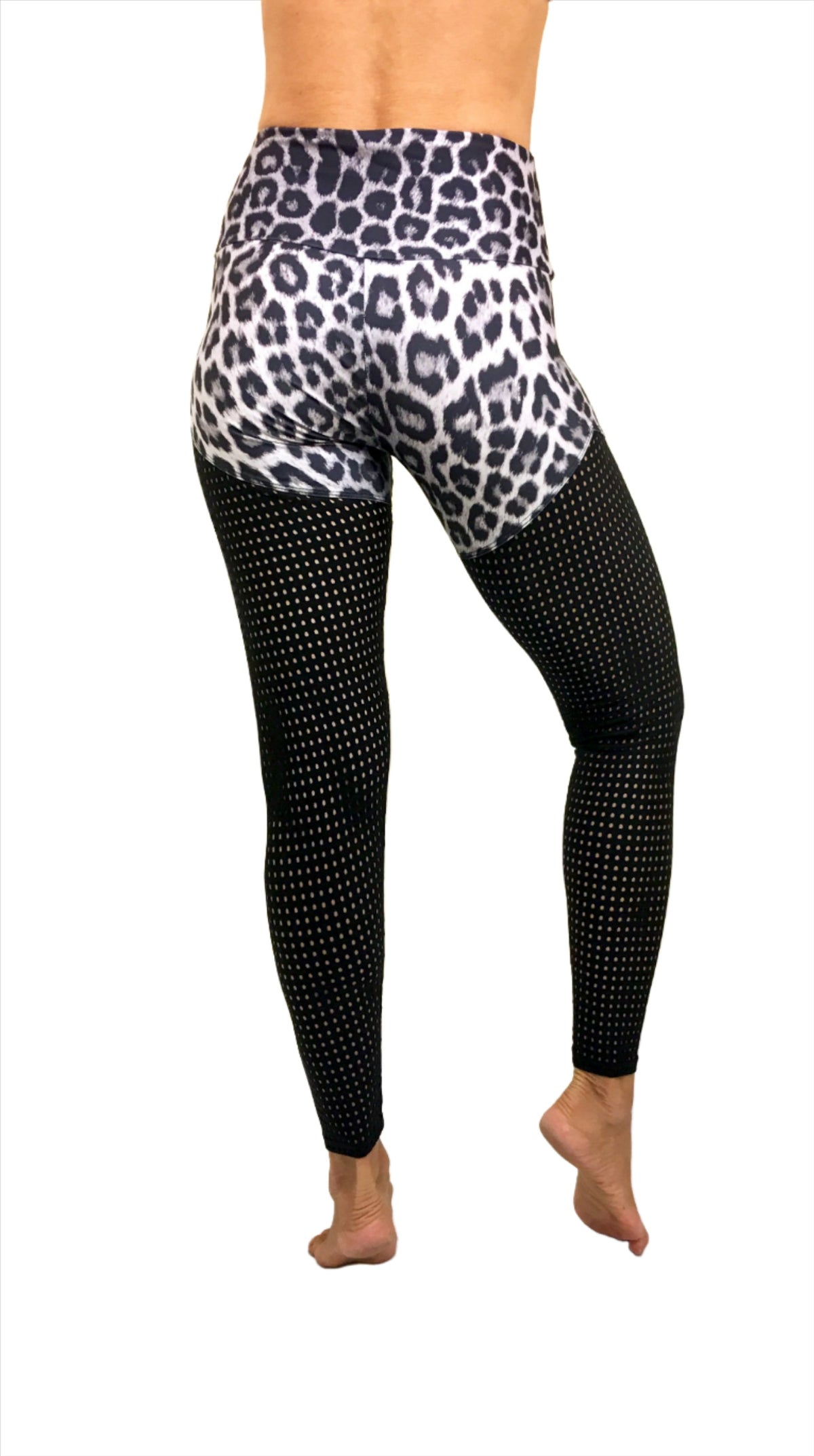 Onzie Flow Half And Half Legging Activewear Fitness Fashions