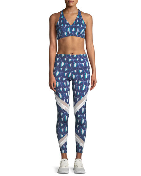 Onzie Flow Sporty Legging 2051 -Blue Geode - front alt  view