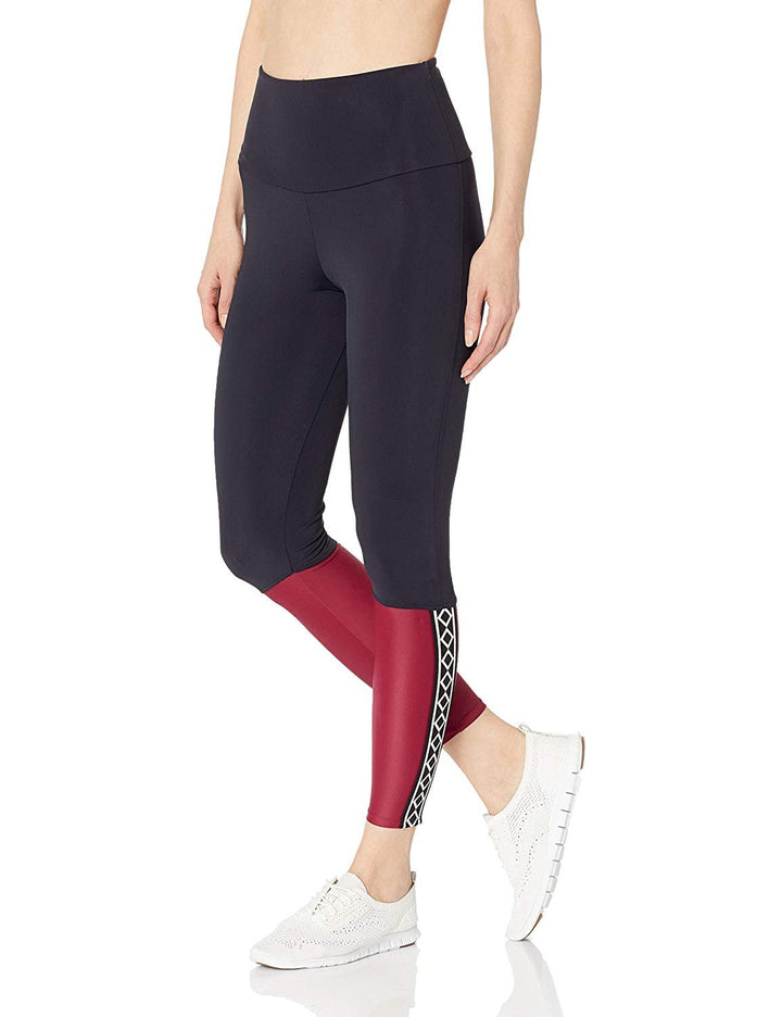 Onzie Olympian Legging 2060 - Burgundy - side view