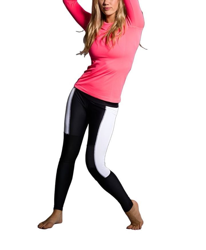 Onzie Hot Yoga Seamless Long Sleeve Crew 344 - Wonderland - front view