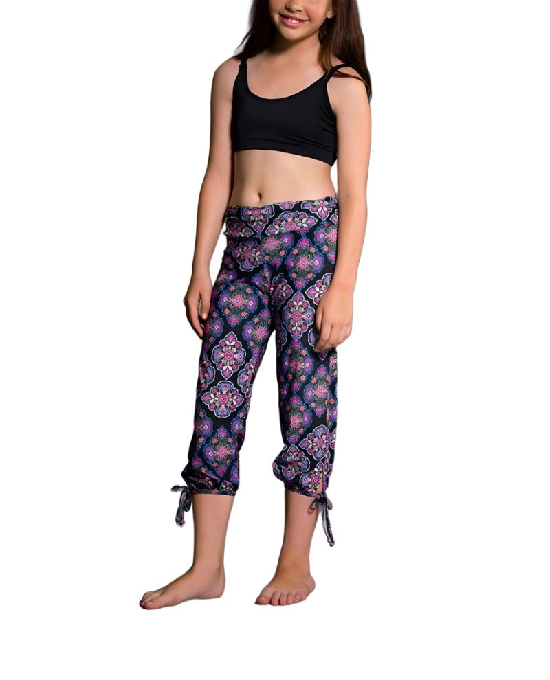 Onzie Youth Gypsy pants 812 - Fiesta - front alt view