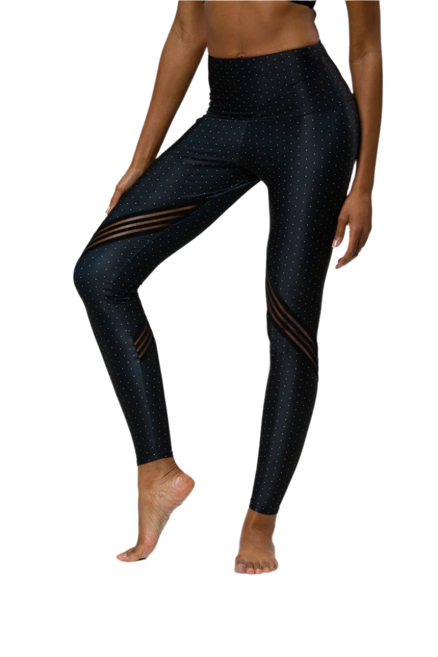 Onzie Flow Carerra Legging 2079 - Dots - front view