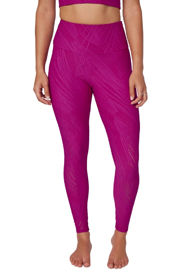 Onzie Selenite 7/8 Midi Legging 2083 - Dragonfruit Selenite - Front View