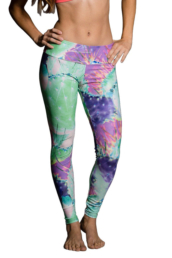 Onzie Hot Yoga Leggings 209 - Agave - front alt view
