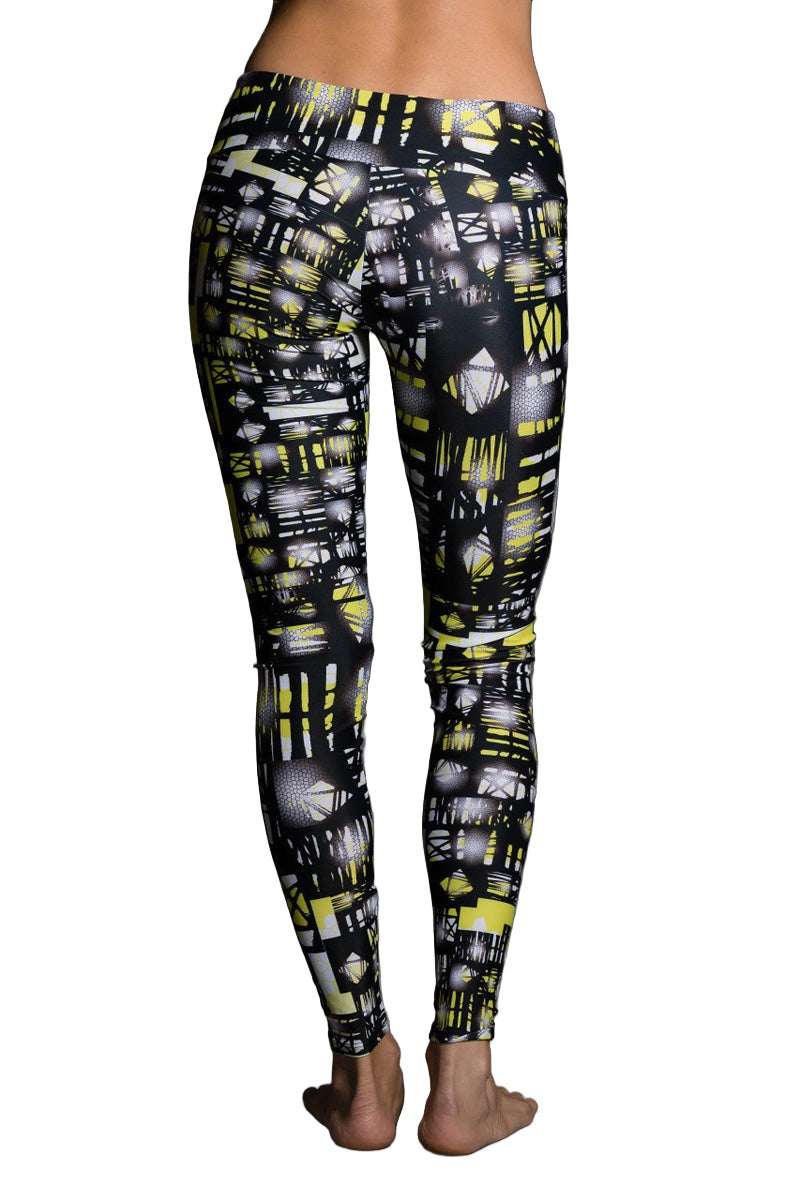 Onzie Hot Yoga Leggings 209 - Queen Bee - rear view