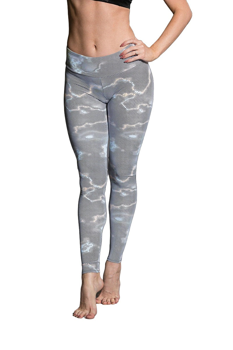 Onzie Hot Yoga Leggings 209 - techno - front view