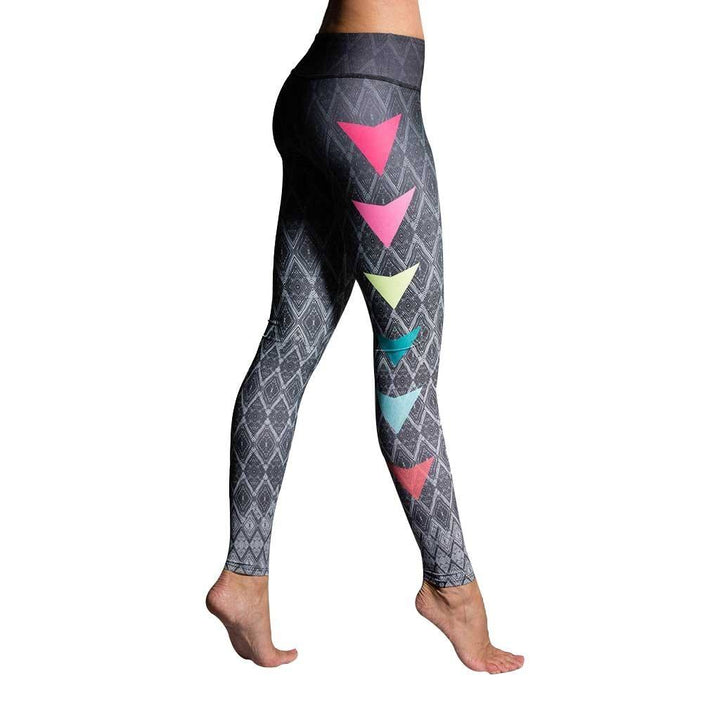 Onzie Hot Yoga Graphic Leggings 229 - Side pop - side alt view
