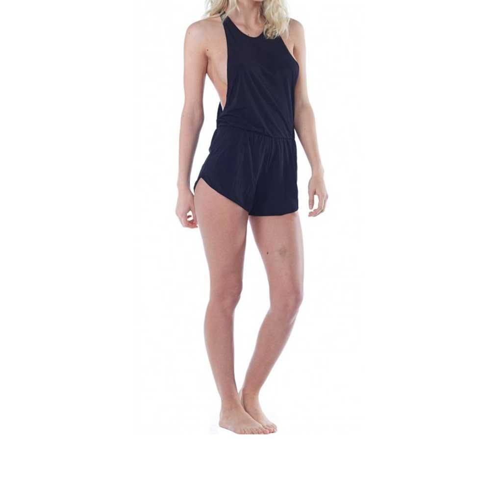 Onzie Hot Yoga Jumper 109 - Black - front view