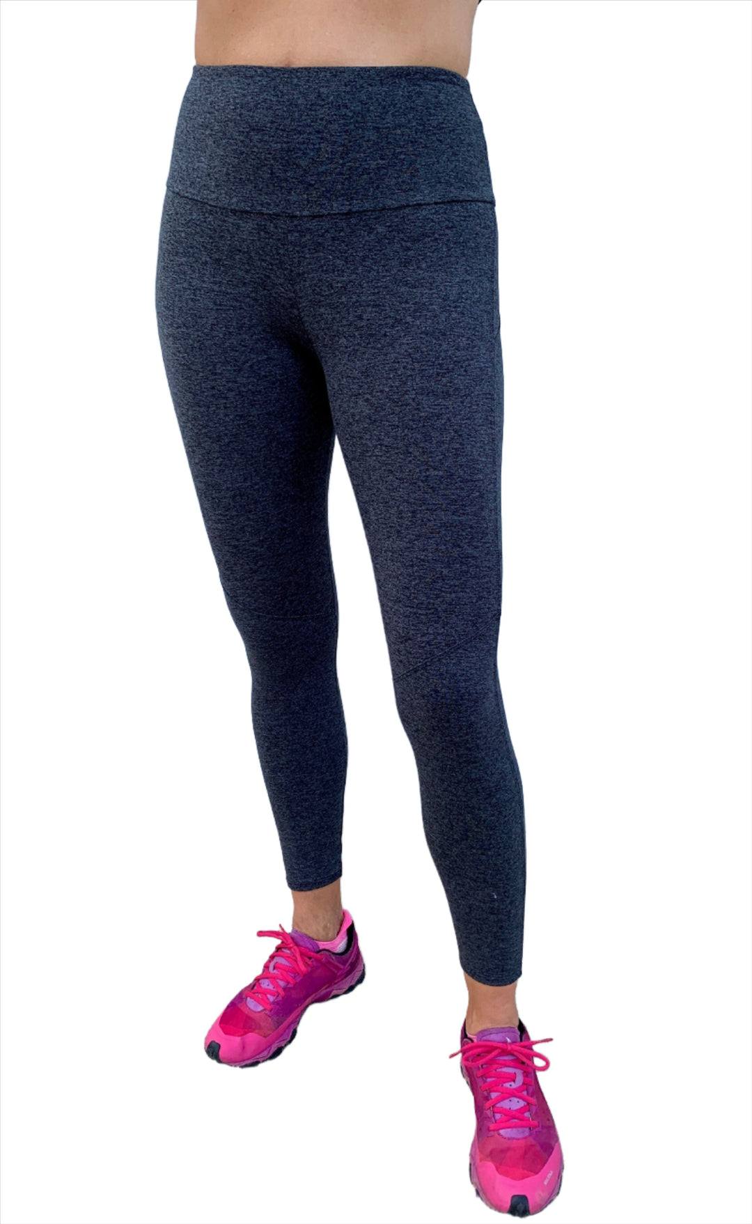 Onzie Luxe Panel Midi 2219 Charcoal - front view