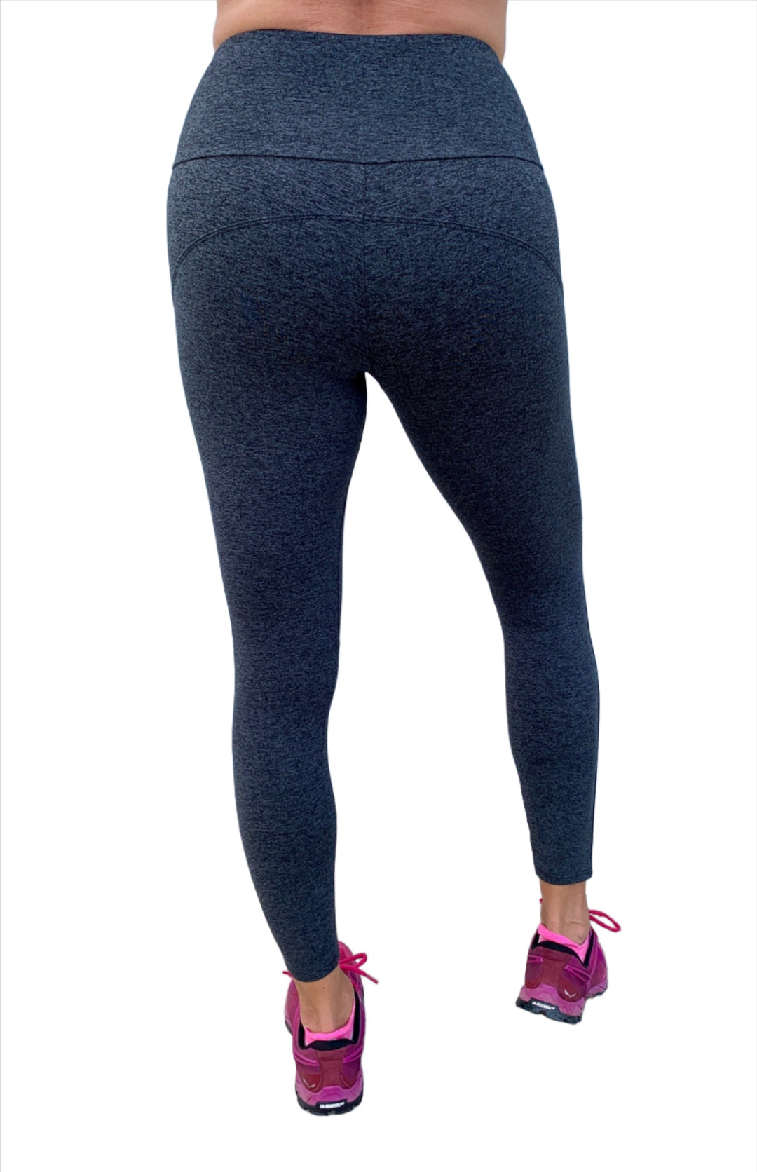 Onzie Luxe Panel Midi 2219 Charcoal - rear view