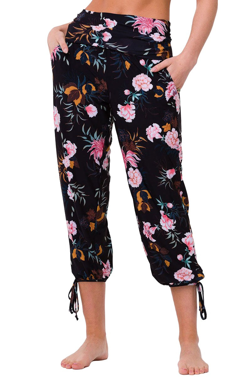 Onzie Hot Yoga Gypsy Pants 212 - Kiku - front view